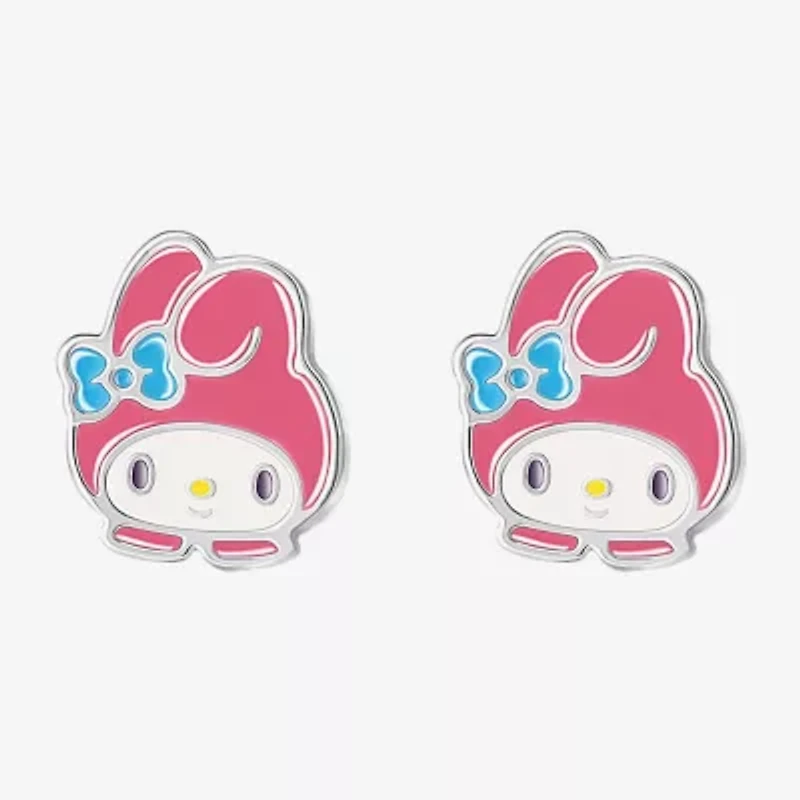 Womens Hello Kitty Kuromi My Melody 2 Pair Earring Set