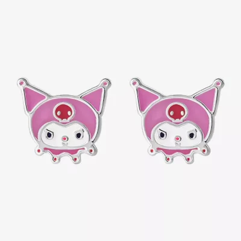 Womens Hello Kitty Kuromi My Melody 2 Pair Earring Set