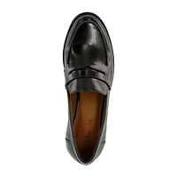 Mia Amore Hali Womens Moc Closed Toe Loafers-Wide Width