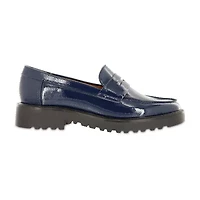 Mia Amore Hali Womens Moc Closed Toe Loafers-Wide Width