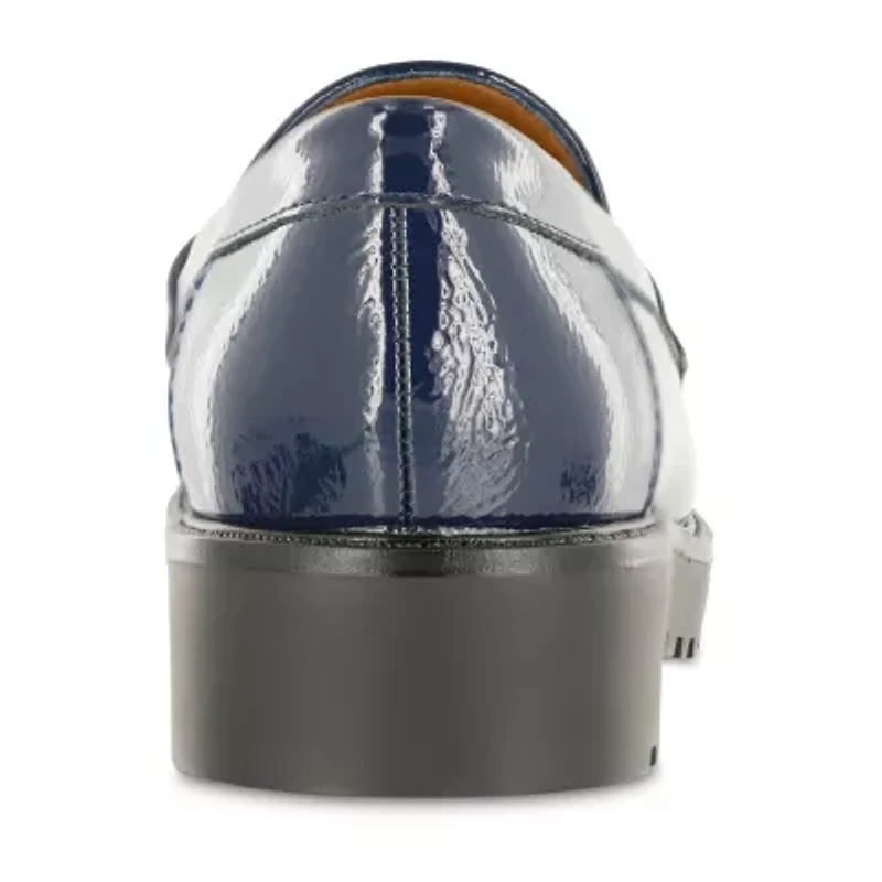 Mia Amore Hali Womens Moc Closed Toe Loafers-Wide Width