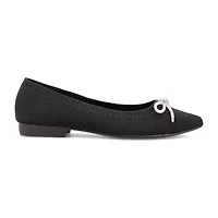 Mia Amore Malinne Womens Pointed Closed Toe Ballet Flats