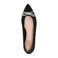 Mia Amore Malinne Womens Pointed Closed Toe Ballet Flats