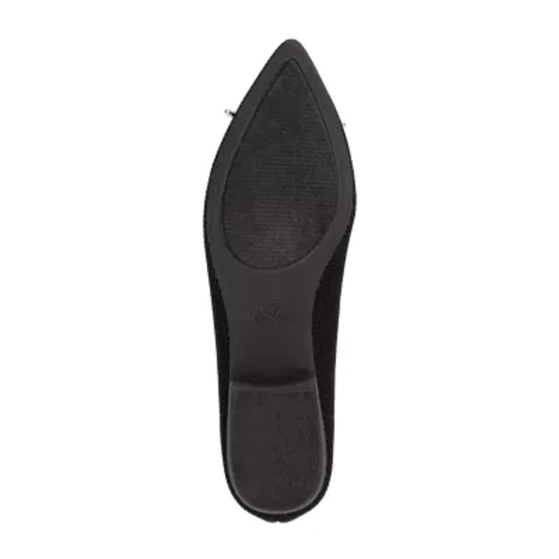 Mia Amore Malinne Womens Pointed Closed Toe Ballet Flats