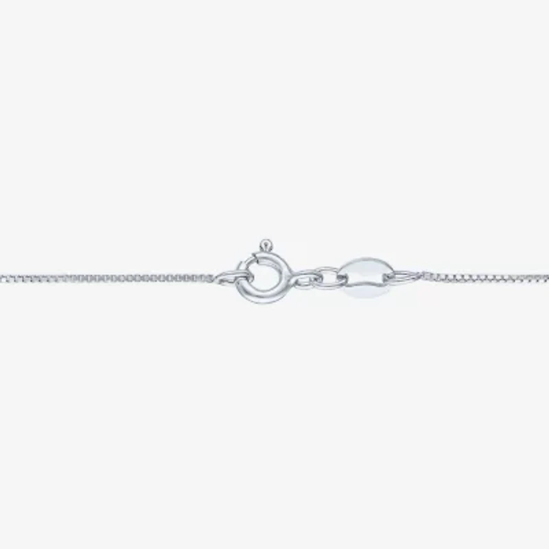 G-H / I1-I2) Womens 1/ CT. Lab Grown Diamond Sterling Silver Round 18 Inch Pendant Necklace