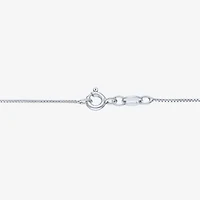 (G-H / I1-I2) Womens 1/3 CT. Lab-Grown Diamond Sterling Silver Round 18 Inch Pendant Necklace