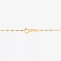 ( H-I/Si1-Si2 ) 2 CT. Lab-Grown Diamond 14K Gold Princess 18 Inch Pendant Necklace