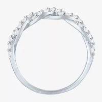 (G-H / I1-I2) Womens 1/2 CT. T.W. Lab Grown White Diamond 10K Gold Wedding Band