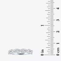 (G-H / I1-I2) Womens 1/2 CT. T.W. Lab Grown White Diamond 10K Gold Wedding Band