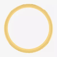 Mens 6MM 14K Gold Over Silver Wedding Band