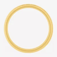 Mens 6MM 14K Gold Over Silver Wedding Band