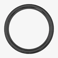Mens 6MM 14K Gold Tungsten Wedding Band