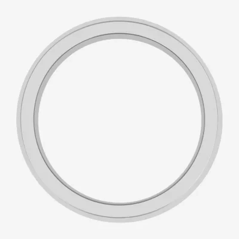 Mens 6MM 1/10 CT. T.W. Natural Diamond Tungsten Wedding Band