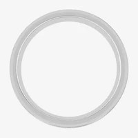 Mens 6MM 14K Gold Tungsten Wedding Band