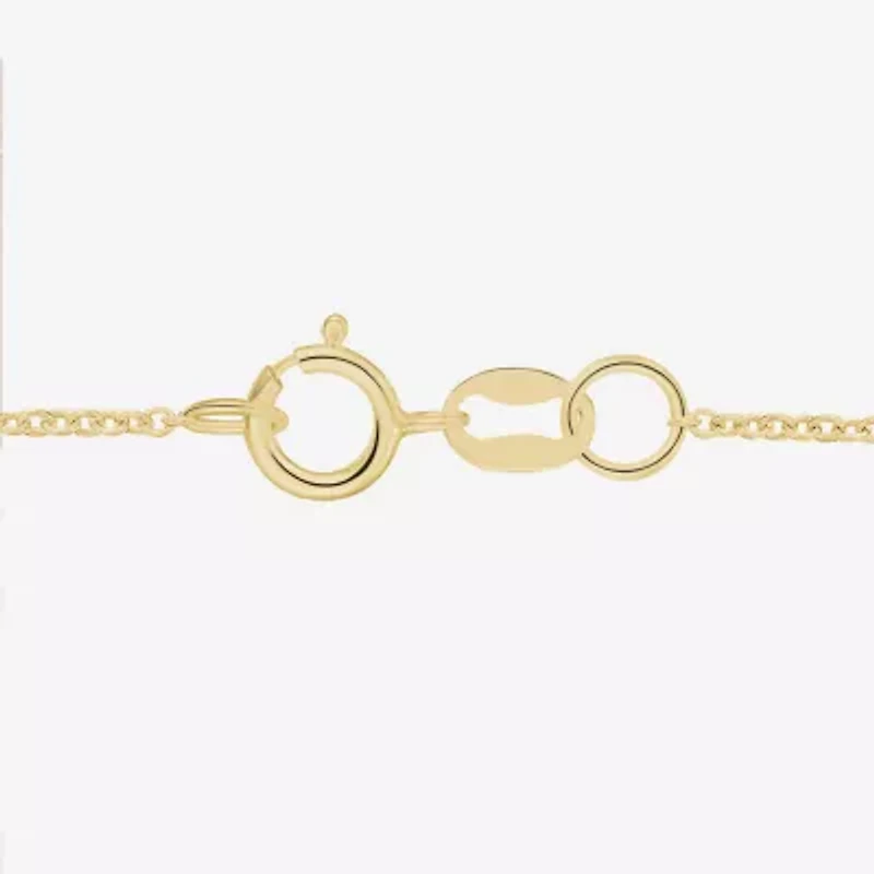 Yes, Please! Womens Lab Created Pink Sapphire 14K Gold Over Silver 18 Inch Pendant Necklace