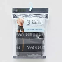 Van Heusen Super Soft Mens 3 Pack Boxer Briefs Vhm243pb41-P54