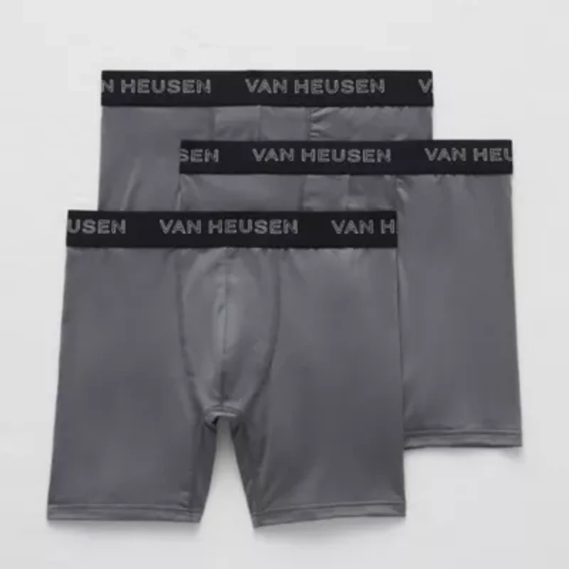 Van Heusen Super Soft Mens 3 Pack Boxer Briefs Vhm243pb41-P54