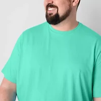 St. John's Bay Super Soft Mens Crew Neck Short Sleeve Quick Dry Big and Tall T-Shirt