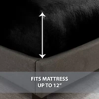 Swift Home Premium Plush Polyester Flannel Wrinkle Resistant Fitted Sheet