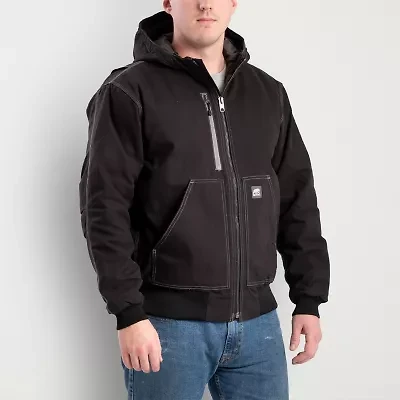 Berne Modern Mens Hooded Heavyweight Big and Tall Work Jacket