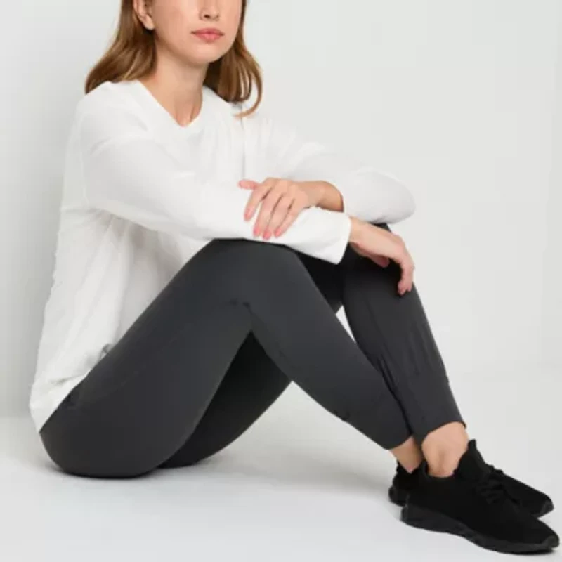 Xersion EverRestore Womens Mid Rise Active Legging Jogger Pant