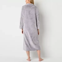 Adonna Womens Fleece Long Sleeve Long Length Robe