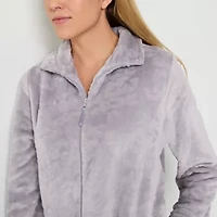 Adonna Womens Fleece Long Sleeve Long Length Robe