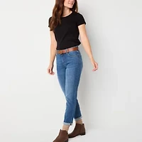 St. John's Bay Womens Crew Neck Short Sleeve T-Shirt