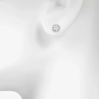 Bijoux Bar Silver Tone Womens Glass 3 Pair Earring Set