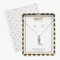 Mixit Womens Cubic Zirconia 2-pc. Jewelry Set