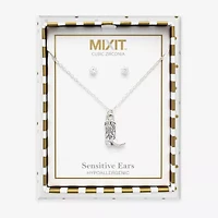 Mixit Womens Cubic Zirconia 2-pc. Jewelry Set