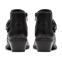 Clarks Womens Block Heel Booties