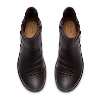Clarks Womens Flat Heel Booties