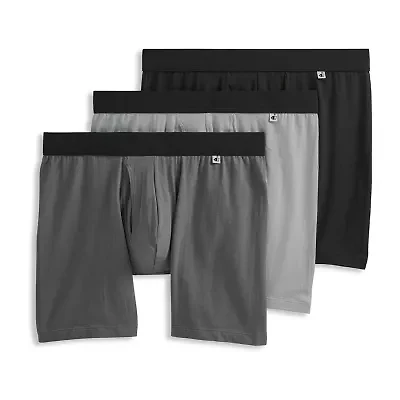 Jockey Hypersoft Mens 3 Pack Boxer Briefs 4829