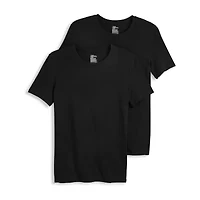 Jockey Mens 2 Pack Short Sleeve Crew Neck Moisture Wicking T-Shirt Big