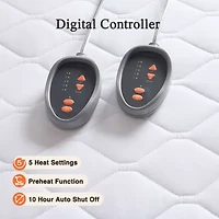 Beautyrest™ Cotton Blend Heated Electric Mattress Pad-5 Heat Settings 10hr Auto off