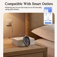 Beautyrest™ Cotton Blend Heated Electric Mattress Pad-5 Heat Settings 10hr Auto off