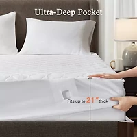 Beautyrest Cotton Deep Pocket Heated Mattress Pad-20 Heat Settings Pad