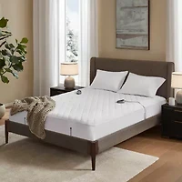 Beautyrest Cotton Deep Pocket Heated Mattress Pad-20 Heat Settings Pad