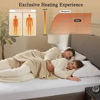Beautyrest Cotton Deep Pocket Heated Mattress Pad-20 Heat Settings Pad