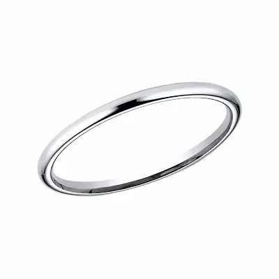 Womens 2MM Platinum Wedding Band