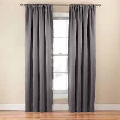Eclipse Tricia Rod Pocket Light-Filtering Single Curtain Panel