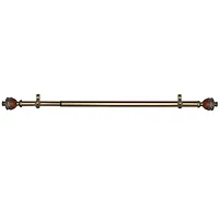 Camino ¾" Adjustable Curtain Rod with Ava Finial