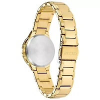 Citizen Womens Gold Tone Stainless Steel Bracelet Watch Ew2462-51a
