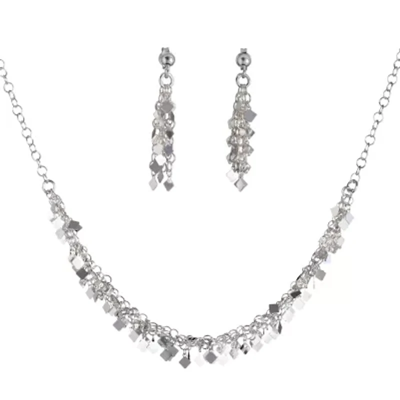 Made in Italy Womens Sterling Silver 2-pc. Jewelry Set