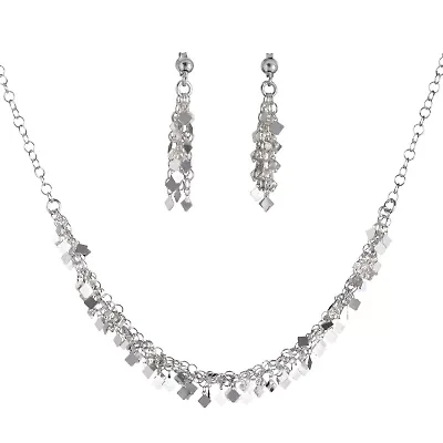 Made in Italy Womens Sterling Silver 2-pc. Jewelry Set