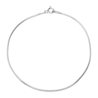 Silver Treasures Sterling Silver 7 Inch Snake Chain Bracelet