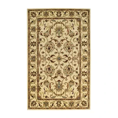 Capel Inc. Guilded Floral Hand Tufted Indoor 30"x42" Rectangular Accent Rug