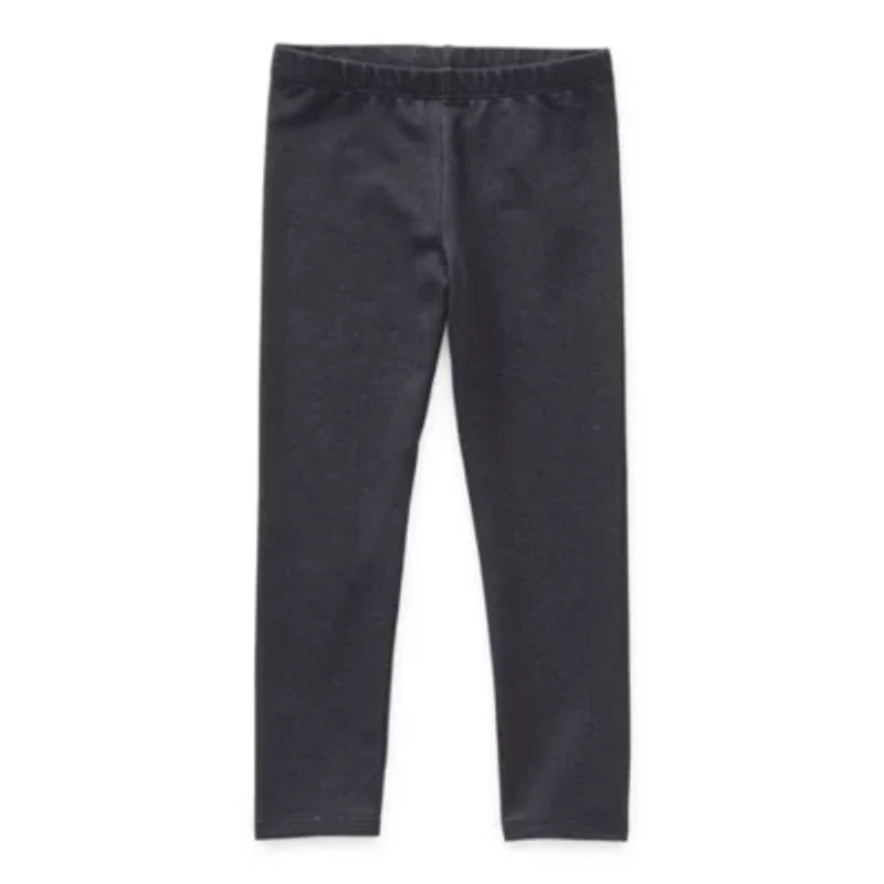 Okie Dokie Toddler Girls Full Length Cotton Leggings