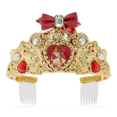 Disney Collection Belle Costume Tiara Beauty and the Beast Belle Princess Dress Up Accessory